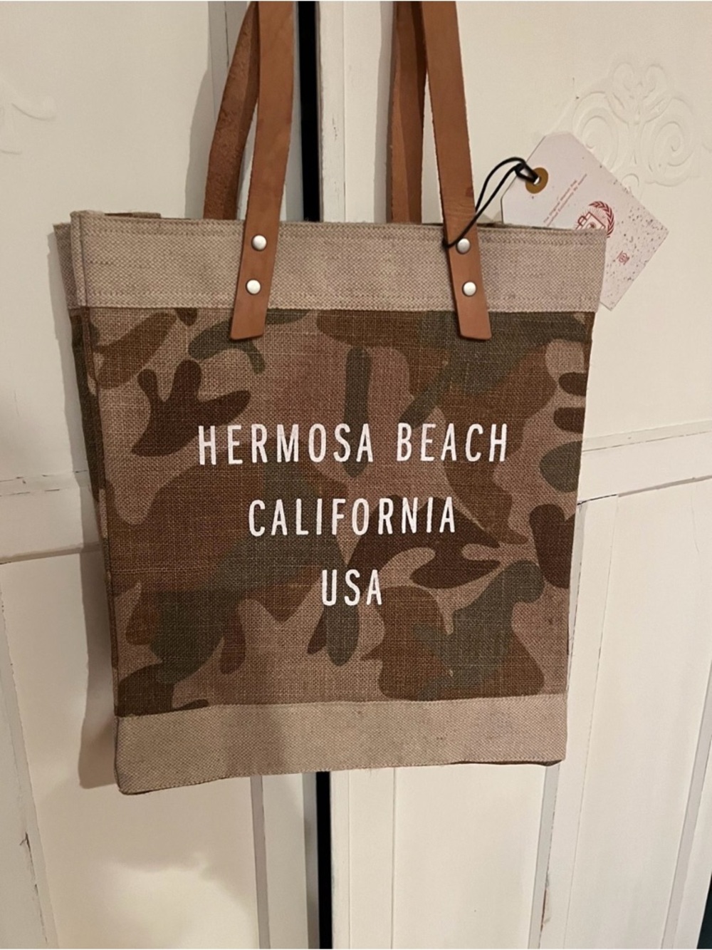New With Tag APOLIS GLOBAL CITIZENS MARKET BAG Hermosa Beach California USA